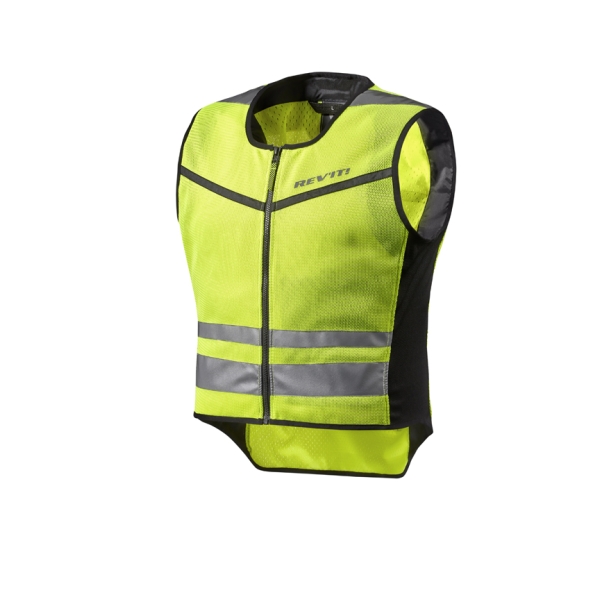 Gilet fluo / leder  by Rev'it!