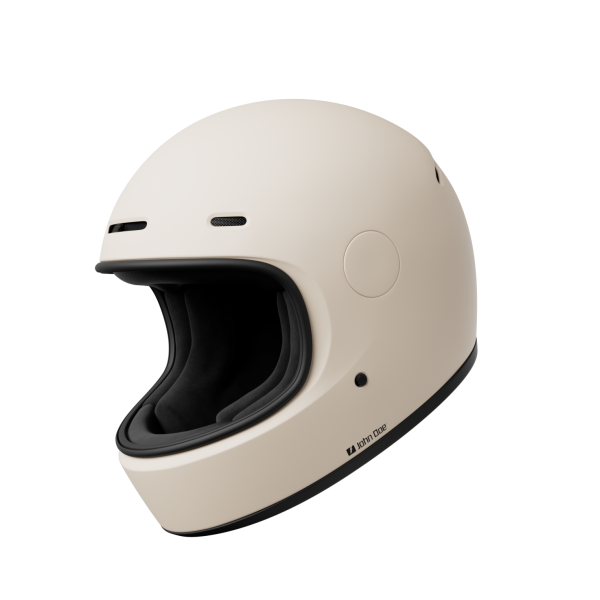 Motorhelmen John Doe JD ONE Frozen Off White