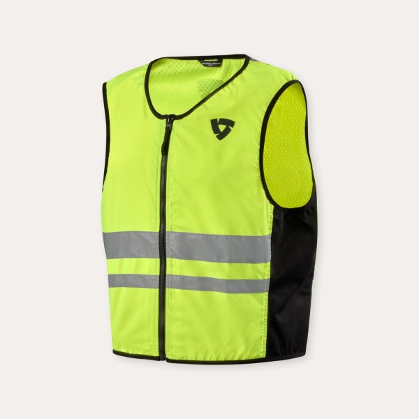 Gilet fluo / leder  by Rev'it!