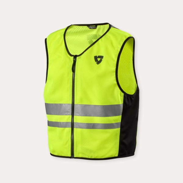 Gilet fluo / leder  by Rev'it!